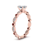Load image into Gallery viewer, marquise-dot-eternity-engagement-ring
