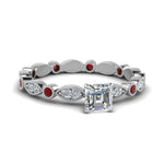 Load image into Gallery viewer, marquise-dot-eternity-engagement-ring
