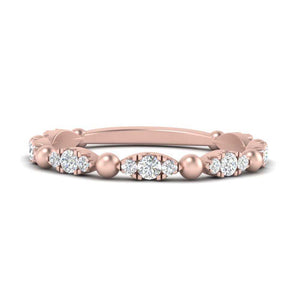 Marquise Dot Stacking Band