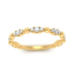 Load image into Gallery viewer, marquise-dot-stacking-diamond-band-in-yellow-gold-FD9997BANGLE3-NL-YG.jpg
