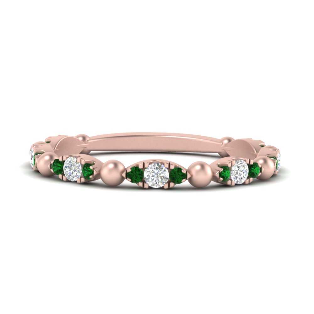 marquise-dot-stacking-diamond-band-with-emerald-in-rose-gold-FD9997BGEMGRANGLE3-NL-RG.jpg
