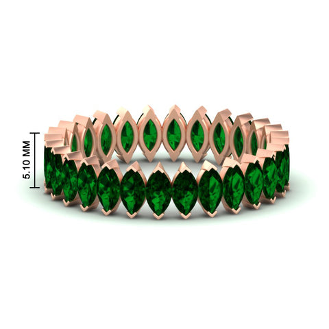 marquise-emerald-4-carat-eternity-wedding-anniversary-band-in-rose-gold-FDEWB11257MQBGEMGR-4.00CT-NL-RG