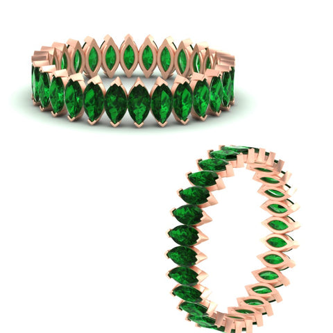 marquise-emerald-4-carat-eternity-wedding-anniversary-band-in-rose-gold-FDEWB11257MQBGEMGR-4.00CT-NL-RG