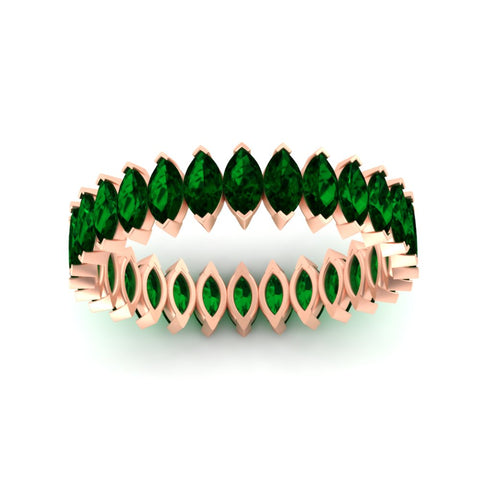 marquise-emerald-4-carat-eternity-wedding-anniversary-band-in-rose-gold-FDEWB11257MQBGEMGR-4.00CT-NL-RG