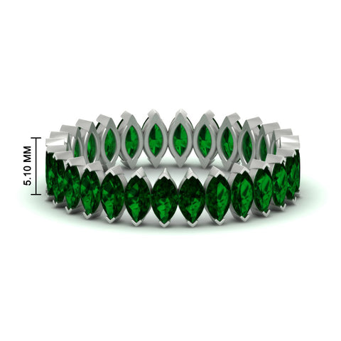 marquise-emerald-4-carat-eternity-wedding-anniversary-band-in-white-gold-FDEWB11257MQBGEMGR-4.00CT-NL-WG