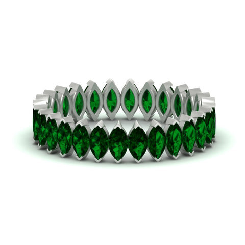 marquise-emerald-4-carat-eternity-wedding-anniversary-band-in-white-gold-FDEWB11257MQBGEMGR-4.00CT-NL-WG