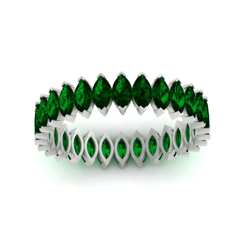 marquise-emerald-4-carat-eternity-wedding-anniversary-band-in-white-gold-FDEWB11257MQBGEMGR-4.00CT-NL-WG