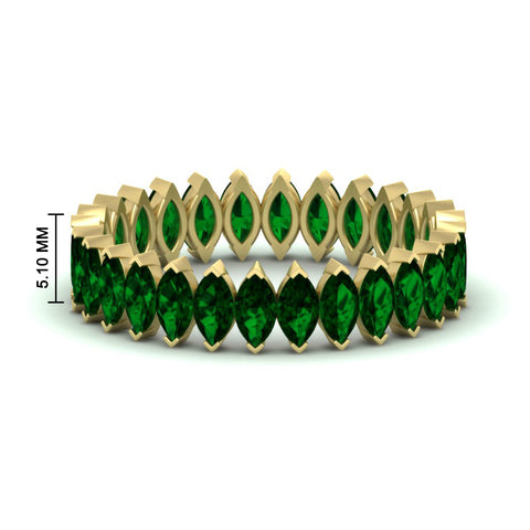 marquise-emerald-4-carat-eternity-wedding-anniversary-band-in-yellow-gold-FDEWB11257MQBGEMGR-4.00CT-NL-YG