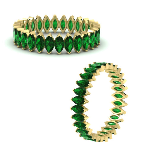 marquise-emerald-4-carat-eternity-wedding-anniversary-band-in-yellow-gold-FDEWB11257MQBGEMGR-4.00CT-NL-YG