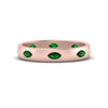 Load image into Gallery viewer, marquise-emerald-bezel-set-eternity-band-in-rose-gold-FD10979MQGEMGR-NL-RG.jpg