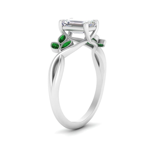 marquise-emerald-bezel-set-nature-inspired-emerald-cut-engagement-ring-in-white-gold-FD10962EMRGEMGRANGLE2-NL-WG