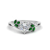 Load image into Gallery viewer, marquise-emerald-bezel-set-nature-inspired-heart-shaped-engagement-ring-in-white-gold-FD10962HTRGEMGR-NL-WG