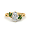 Load image into Gallery viewer, marquise-emerald-bezel-set-nature-inspired-marquise-cut-engagement-ring-in-yellow-gold-FD10962MQRGEMGR-NL-YG
