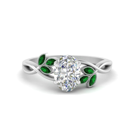 marquise-emerald-bezel-set-nature-inspired-oval-shaped-engagement-ring-in-white-gold-FD10962OVRGEMGR-NL-WG