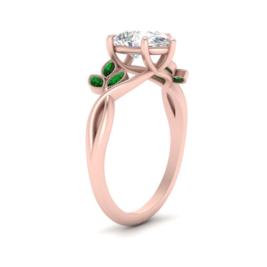 marquise-emerald-bezel-set-nature-inspired-pear-shaped-engagement-ring-in-rose-gold-FD10962PERGEMGRANGLE2-NL-RG