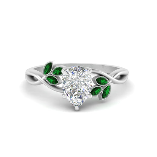 marquise-emerald-bezel-set-nature-inspired-pear-shaped-engagement-ring-in-white-gold-FD10962PERGEMGR-NL-WG