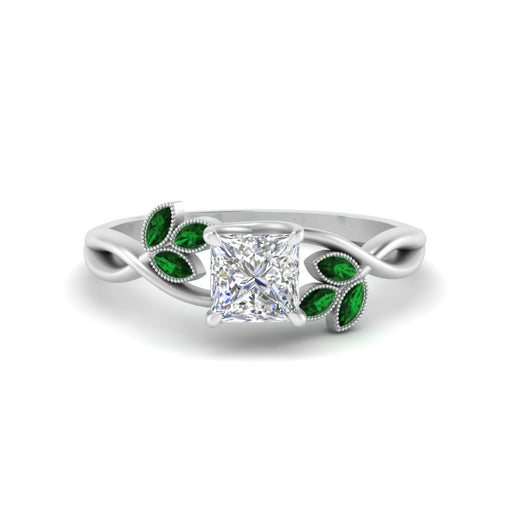 marquise-emerald-bezel-set-nature-inspired-princess-cut-engagement-ring-in-white-gold-FD10962PRRGEMGR-NL-WG