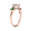 Load image into Gallery viewer, marquise-emerald-bezel-set-nature-inspired-radiant-cut-engagement-ring-in-rose-gold-FD10962RARGEMGRANGLE2-NL-RG