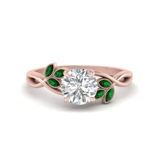 marquise-emerald-bezel-set-nature-inspired-round-cut-engagement-ring-in-rose-gold-FD10962RORGEMGR-NL-RG