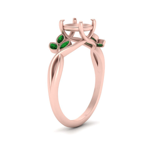marquise-emerald-bezel-set-nature-inspired-semi-mount-engagement-ring-in-rose-gold-FD10962SMRGEMGRANGLE3-NL-RG