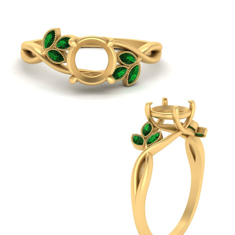 marquise-emerald-bezel-set-nature-inspired-semi-mount-engagement-ring-in-yellow-gold-FD10962SMRGEMGR-NL-YG