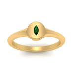 Load image into Gallery viewer, Marquise Disc Signet Ring
