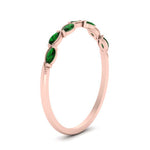 Load image into Gallery viewer, marquise-emerald-vintage-stacking-ring-in-rose-gold-FD123865GEMGR-NL-RG.jpg
