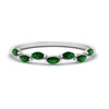 Load image into Gallery viewer, marquise-emerald-vintage-stacking-ring-in-white-gold-FD123865GEMGR-NL-WG.jpg
