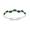 Load image into Gallery viewer, marquise-emerald-vintage-stacking-ring-in-white-gold-FD123865GEMGR-NL-WG.jpg