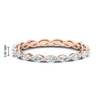 Load image into Gallery viewer, marquise-eternity-east-west-4-carat-diamond-wedding-band-in-rose-gold-FDEWB8868MQ-4.00CT-NL-RG-HW