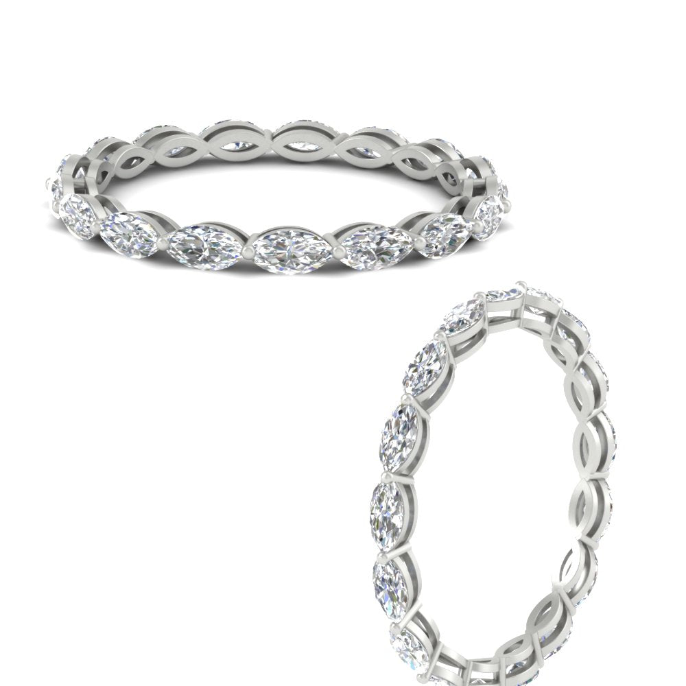 marquise-eternity-east-west-4-carat-diamond-wedding-band-in-white-gold-FDEWB8868MQANGLE3-4.00CT-NL-WG