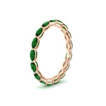 Load image into Gallery viewer, marquise-eternity-east-west-4-carat-emerald-wedding-band-in-rose-gold-FDEWB8868MQGEMGRANGLE2-4.00CT-NL-RG