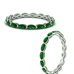 Load image into Gallery viewer, marquise-eternity-east-west-4-carat-emerald-wedding-band-in-white-gold-FDEWB8868MQGEMGRANGLE3-4.00CT-NL-WG