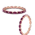 Load image into Gallery viewer, marquise-eternity-east-west-4-carat-pink-sapphire-wedding-band-in-rose-gold-FDEWB8868MQGSADRPIANGLE3-4.00CT-NL-RG