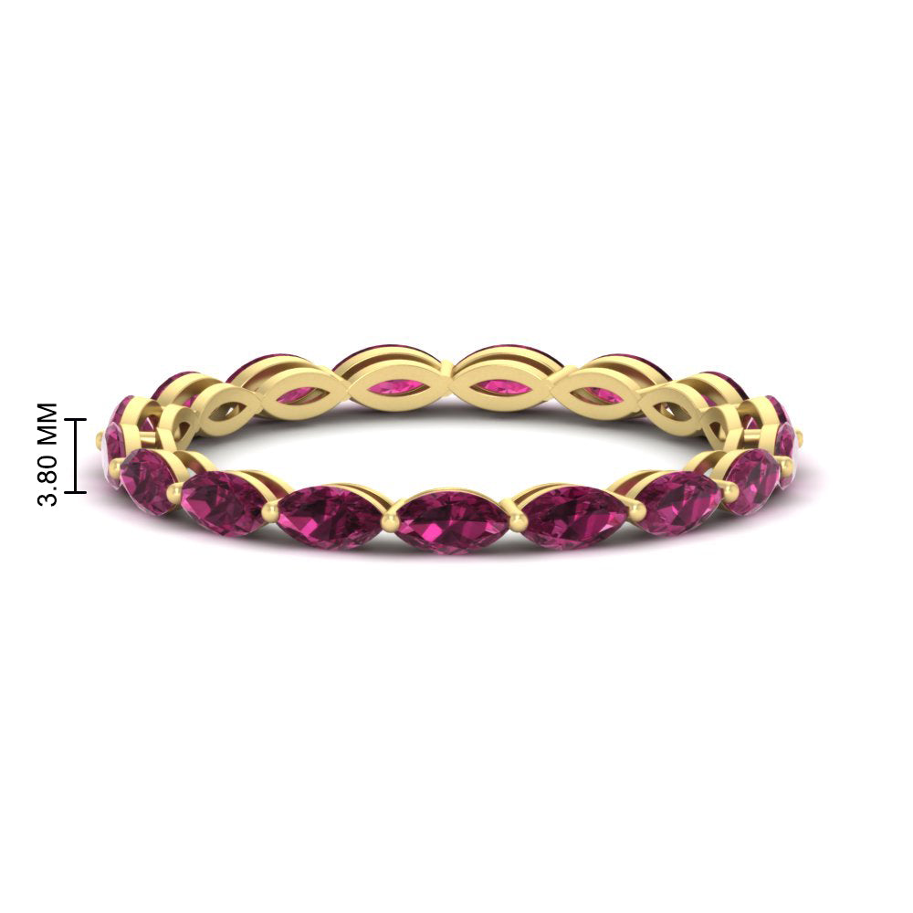 marquise-eternity-east-west-4-carat-pink-sapphire-wedding-band-in-yellow-gold-FDEWB8868MQGSADRPI-4.00CT-NL-YG-HW