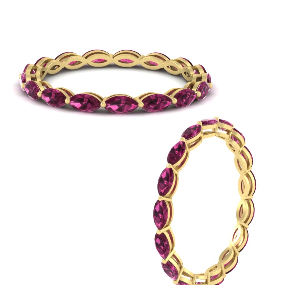 marquise-eternity-east-west-4-carat-pink-sapphire-wedding-band-in-yellow-gold-FDEWB8868MQGSADRPIANGLE3-4.00CT-NL-YG