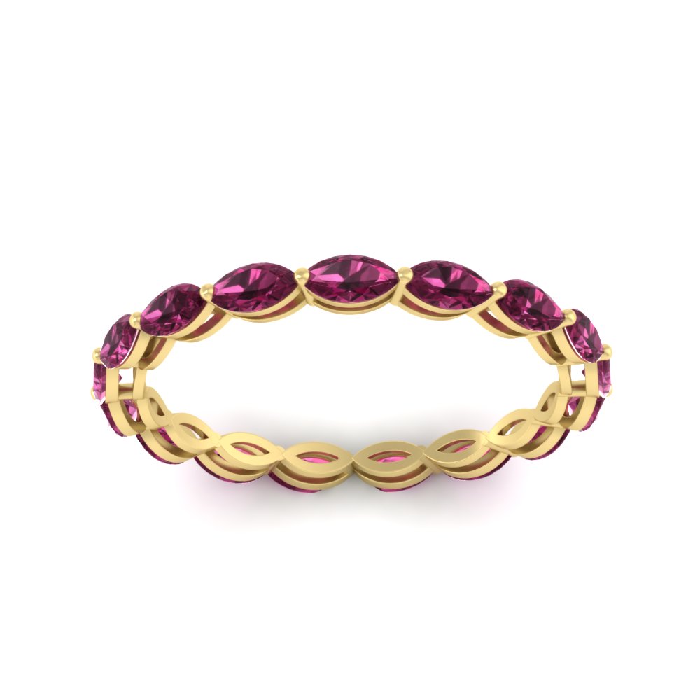 marquise-eternity-east-west-4-carat-pink-sapphire-wedding-band-in-yellow-gold-FDEWB8868MQGSADRPIANGLE5-4.00CT-NL-YG