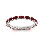 Load image into Gallery viewer, marquise-eternity-east-west-4-carat-ruby-wedding-band-in-white-gold-FDEWB8868MQGRUDRANGLE5-4.00CT-NL-WG