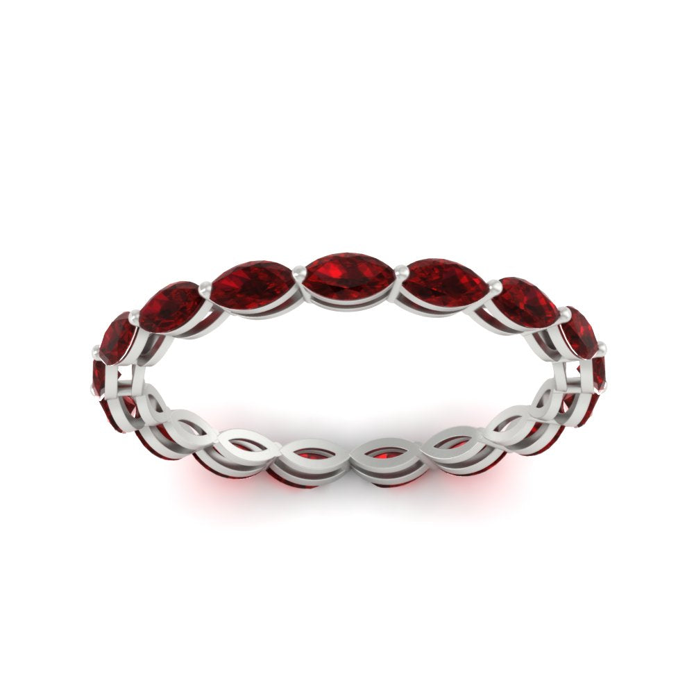 marquise-eternity-east-west-4-carat-ruby-wedding-band-in-white-gold-FDEWB8868MQGRUDRANGLE5-4.00CT-NL-WG
