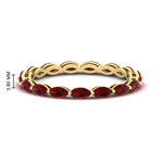 Load image into Gallery viewer, marquise-eternity-east-west-4-carat-ruby-wedding-band-in-yellow-gold-FDEWB8868MQGRUDR-4.00CT-NL-YG-HW