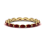 Load image into Gallery viewer, marquise-eternity-east-west-4-carat-ruby-wedding-band-in-yellow-gold-FDEWB8868MQGRUDR-4.00CT-NL-YG