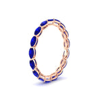 Load image into Gallery viewer, marquise-eternity-east-west-4-carat-sapphire-wedding-band-in-rose-gold-FDEWB8868MQGSABLANGLE2-4.00CT-NL-RG