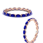 Load image into Gallery viewer, marquise-eternity-east-west-4-carat-sapphire-wedding-band-in-rose-gold-FDEWB8868MQGSABLANGLE3-4.00CT-NL-RG