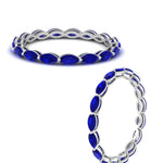 Load image into Gallery viewer, marquise-eternity-east-west-4-carat-sapphire-wedding-band-in-white-gold-FDEWB8868MQGSABLANGLE3-4.00CT-NL-WG