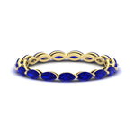 Load image into Gallery viewer, marquise-eternity-east-west-4-carat-sapphire-wedding-band-in-yellow-gold-FDEWB8868MQGSABL-4.00CT-NL-YG