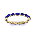 Load image into Gallery viewer, marquise-eternity-east-west-4-carat-sapphire-wedding-band-in-yellow-gold-FDEWB8868MQGSABLANGLE5-4.00CT-NL-YG