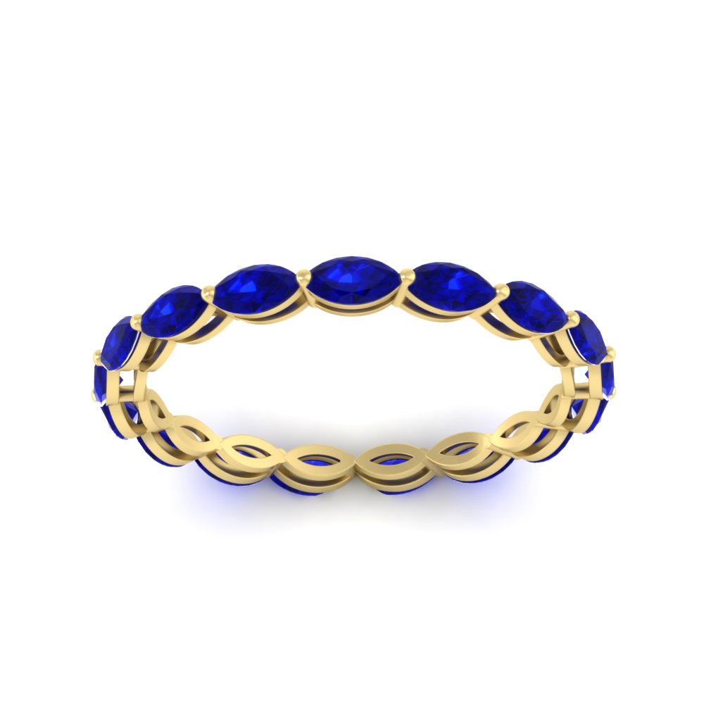 marquise-eternity-east-west-4-carat-sapphire-wedding-band-in-yellow-gold-FDEWB8868MQGSABLANGLE5-4.00CT-NL-YG