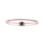 Load image into Gallery viewer, marquise-eye-thin-black-diamond-band-ring-in-rose-gold-FD9393RORGBLACK-NL-RG.jpg
