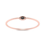 Load image into Gallery viewer, marquise-eye-thin-black-diamond-band-ring-in-rose-gold-FD9393RORGBLACK-NL-RG.jpg
