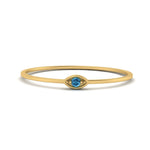 Load image into Gallery viewer, marquise-eye-thin-blue-topaz-band-ring-in-yellow-gold-FD9393RORGICBLTO-NL-YG.jpg
